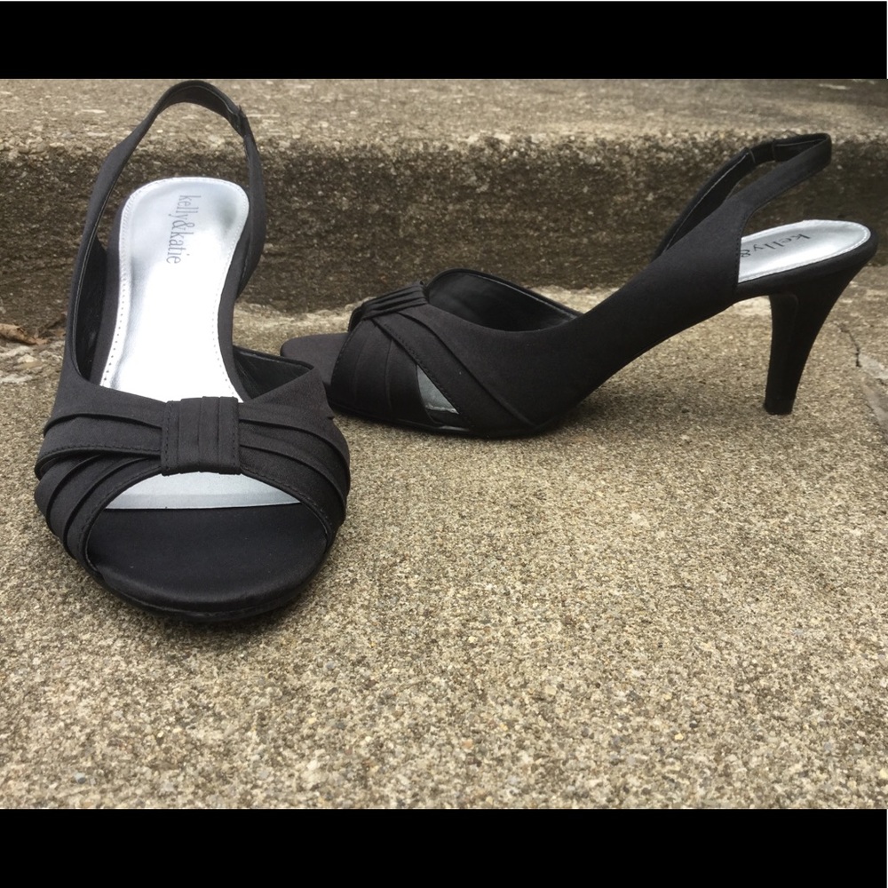 Kelly & Katie Black 3” Heels